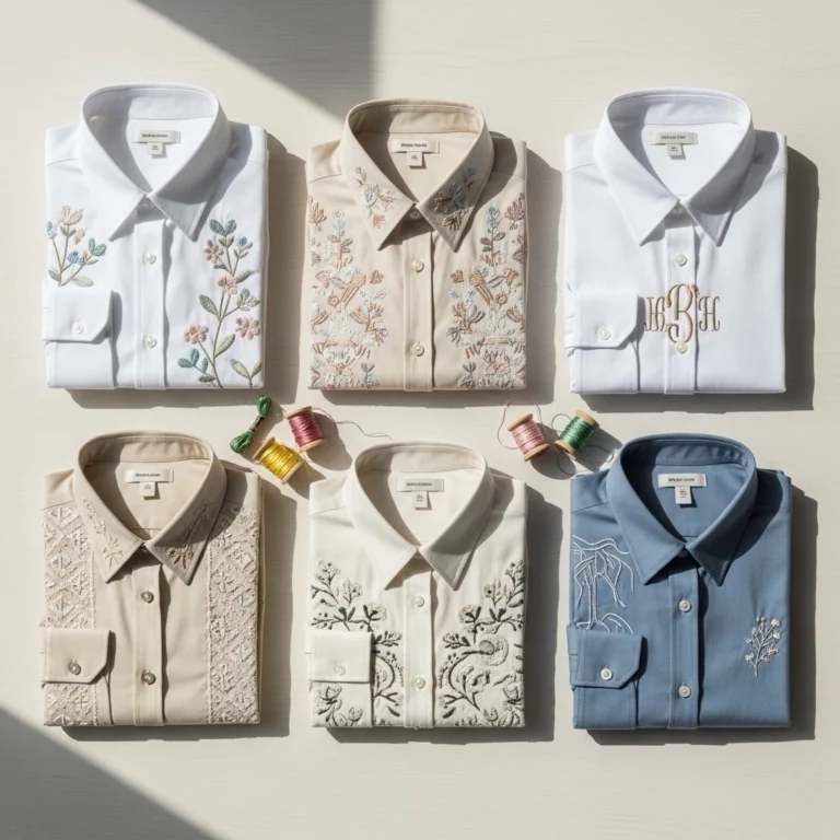 18 Embroidery Shirt Ideas to Upgrade Your Wardrobe.