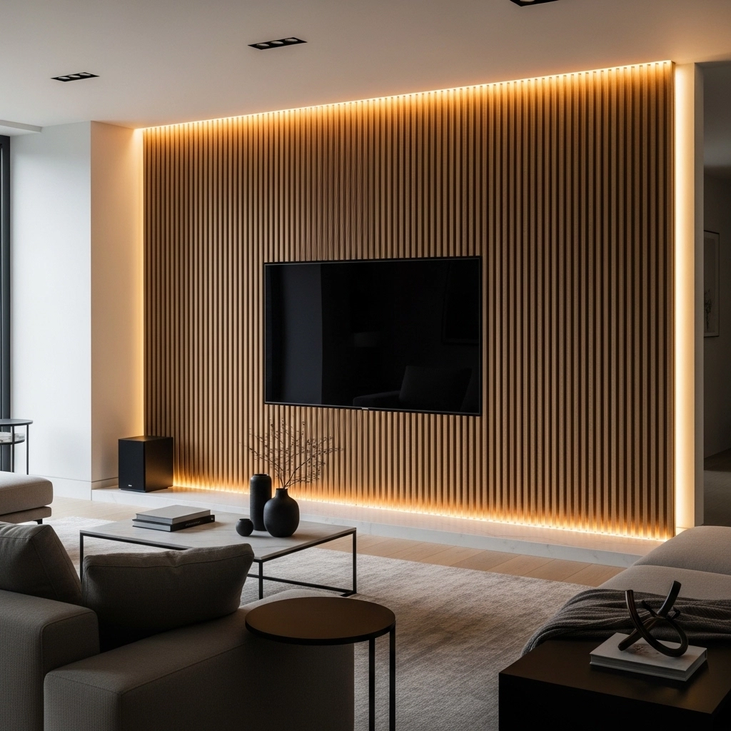 18 Stunning Wood Slat TV Wall Ideas for Any Room
