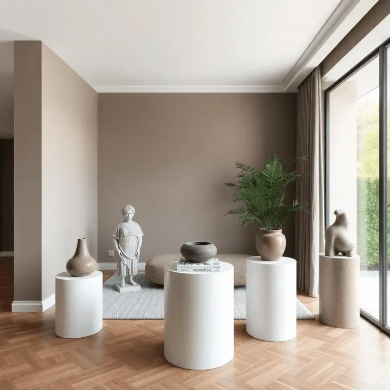 20+ creative Pedestal Decor Ideas for Modern Spaces