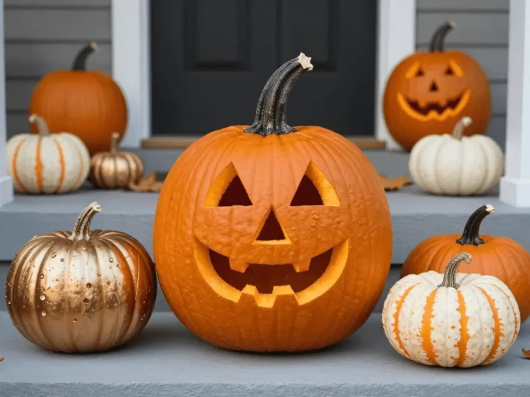 15+ Stunning Spray Paint Pumpkin Ideas