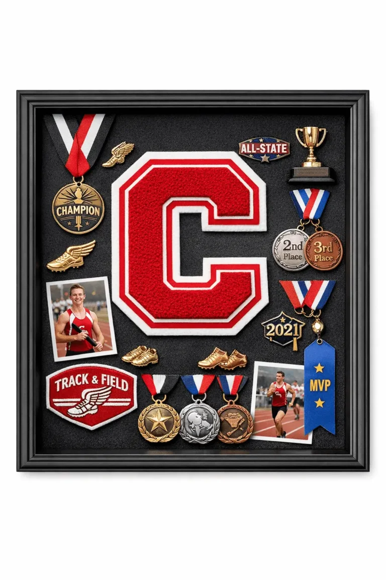 17+ Stylish Varsity Letter Shadow Box Ideas