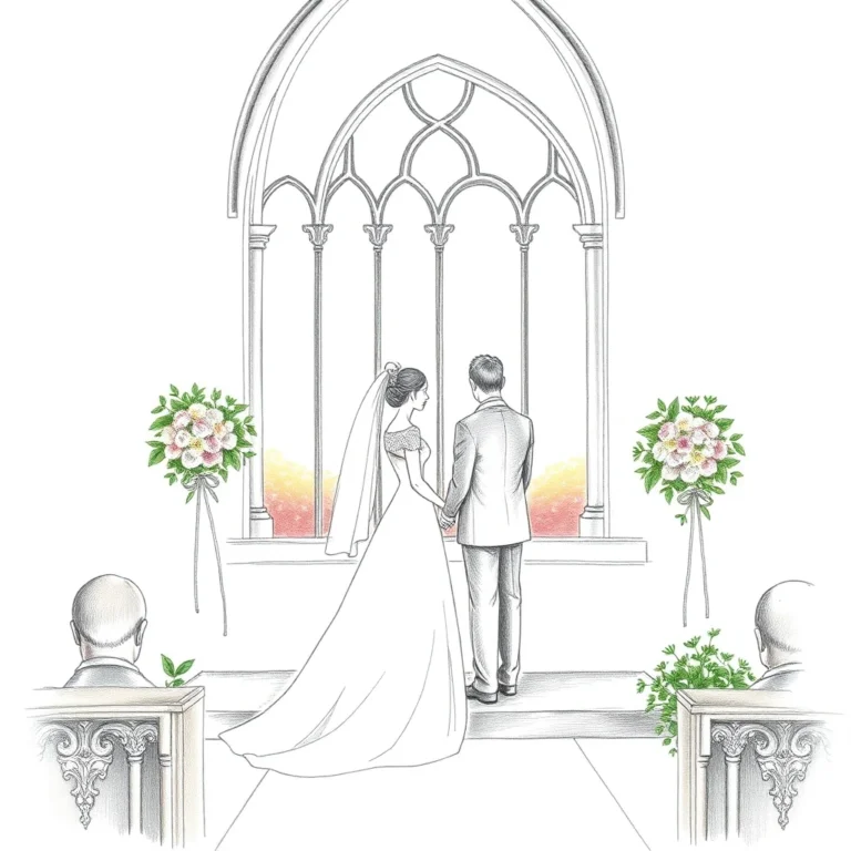 9+ Beautiful Wedding Drawing Ideas to Spark Creativity