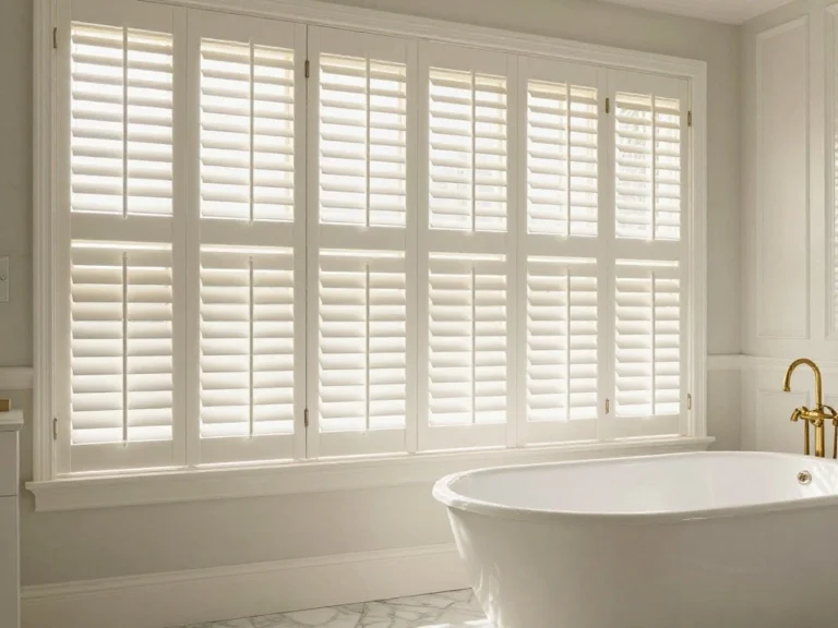 A bright and elegant bathroom