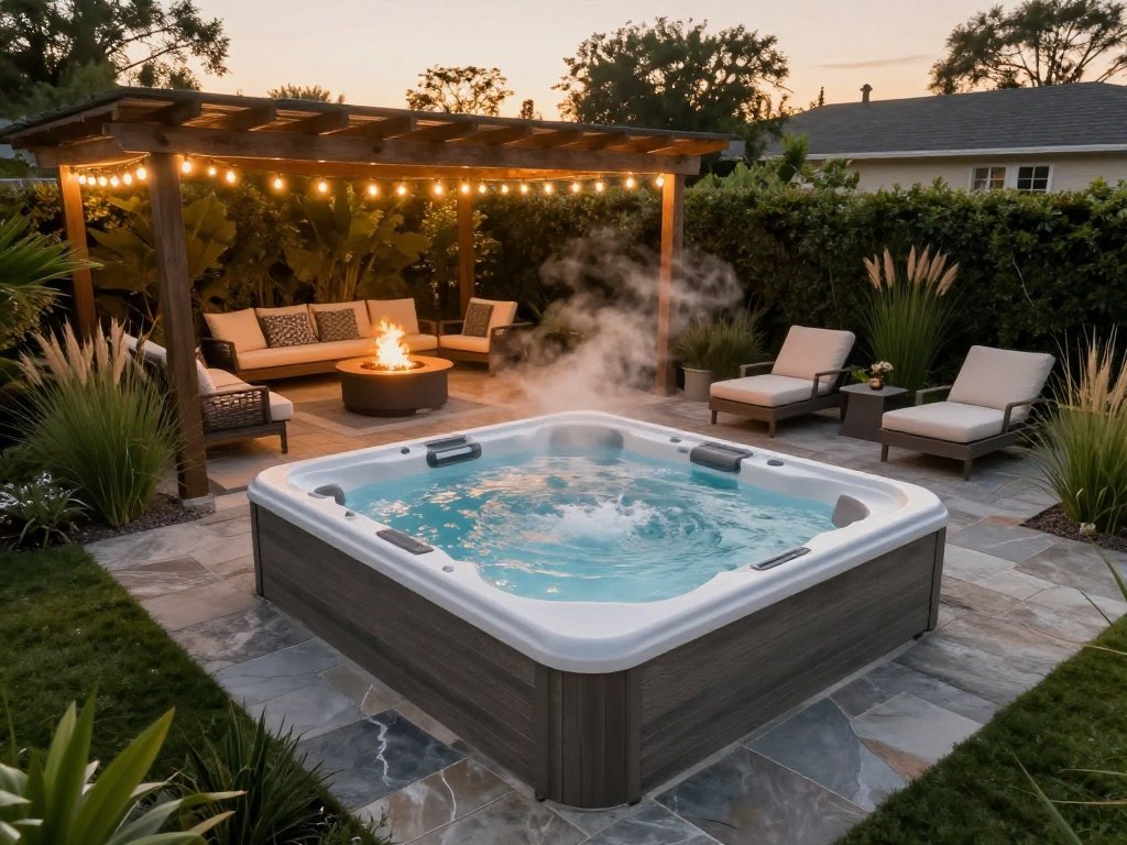 hot tub patio ideas