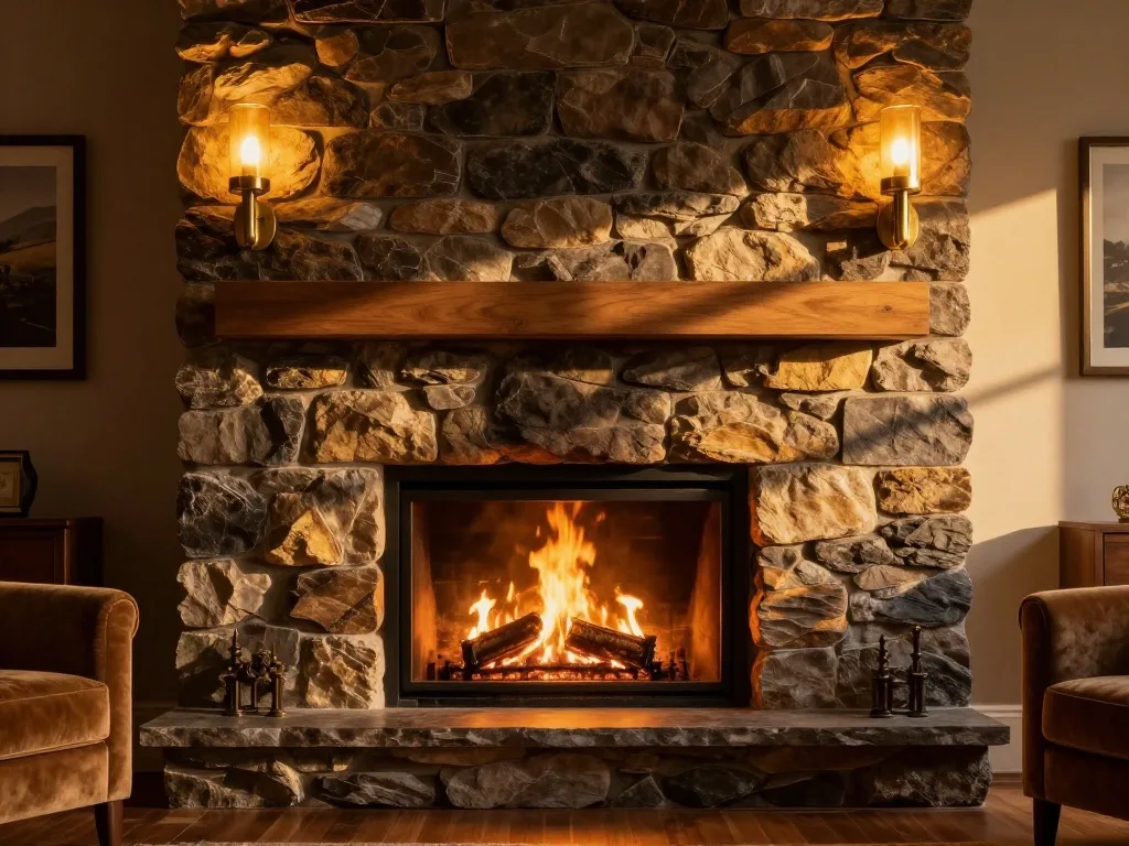 Fireplace Sconce Ideas